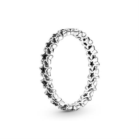 Pandora - ring Band of Asymmetric Stars - sølv