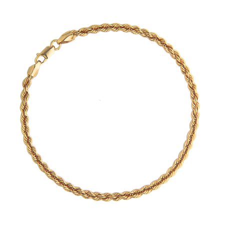Jeberg Jewellery - Robin Chunky armbånd - forgyldt sølv 4595-16-GOLD