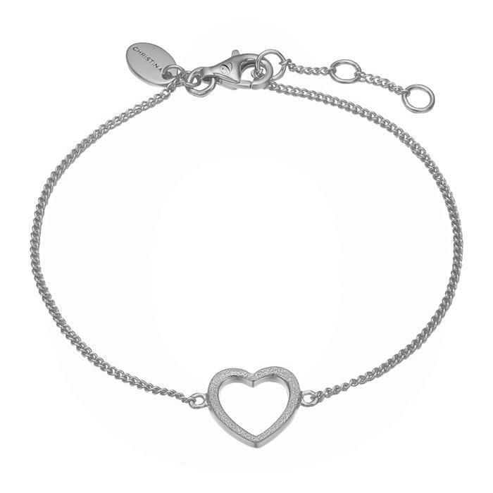 Christina Jewelry & Watches - Magic Heart Armbånd - sølv 601-S17