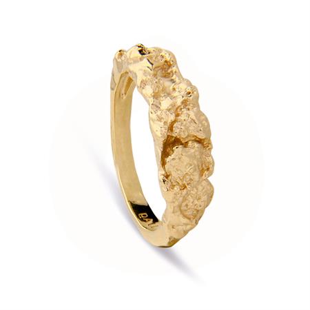 Jeberg Jewellery - I AM GOLD ring - forgyldt sølv 60620