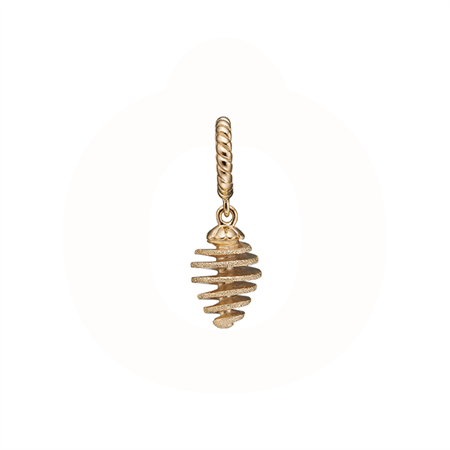 Christina Jewelry & Watches - Twisted Drop charm - forgyldt 610-G71
