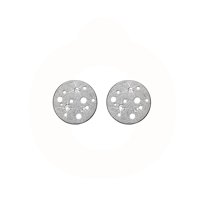 Christina Jewelry & Watches - Moon ørestikker - sølv 671-S51