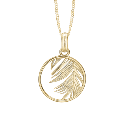 Christina Jewelry & Watches - Palm Leaf vedhæng - forgyldt sølv