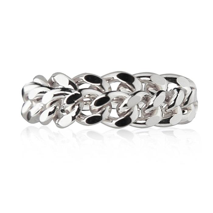 Jeberg - Chain ring - sølv 6947