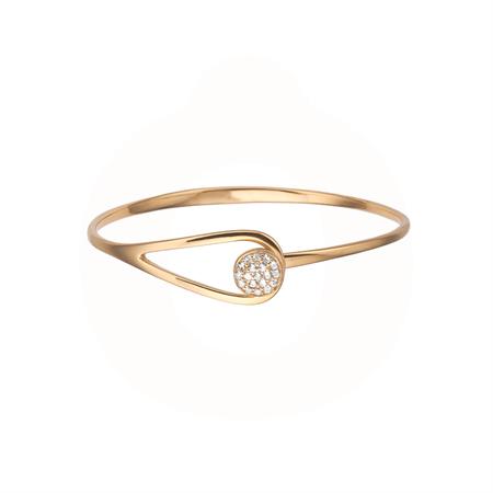 Christina Jewelry & Watches - Sparkling World Cuff Armbånd - forgyldt 601-G-SPARKLING-M