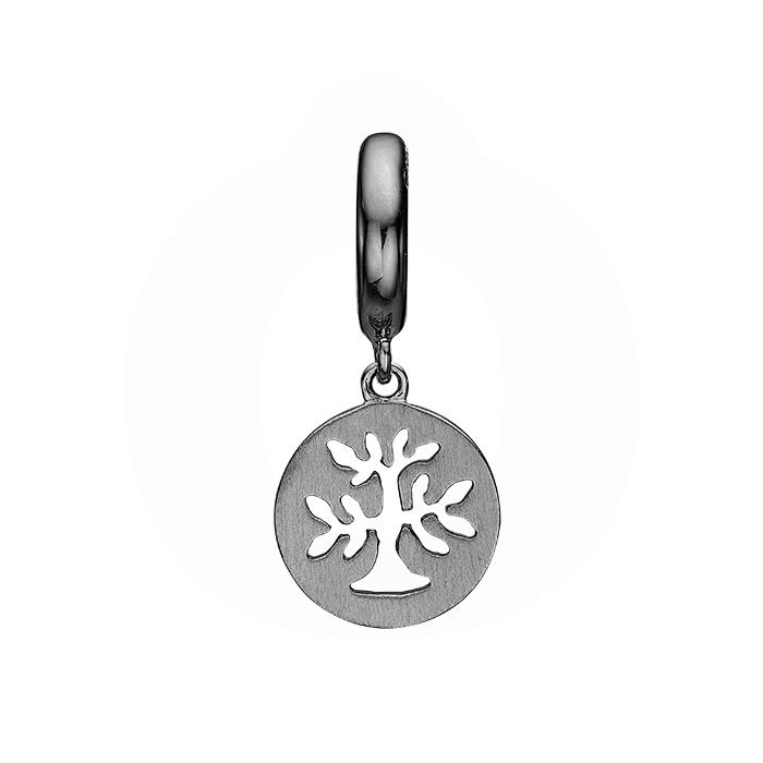 Christina Jewelry & Watches - Plant a Tree Charm - rhodineret sølv 610-B94
