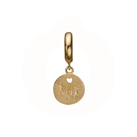Christina Jewelry & Watches - Happy Family charm - forgyldt sølv 610-G89