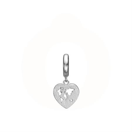 Christina Jewelry & Watches - World Heart charm - sølv 610-S92