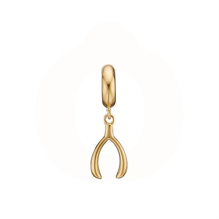 Christina Jewelry & Watches - Wishbone Charm - forgyldt sølv 623-G219 