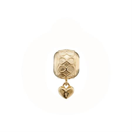 Christina Jewelry & Watches - Eternity Love charm - forgyldt sølv 623-G236