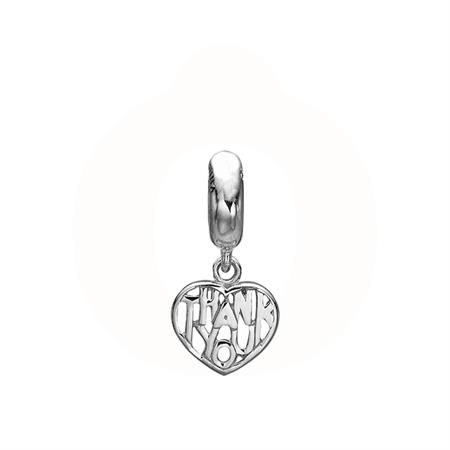 Christina Jewelry & Watches - Thank You charm - sølv 623-S216