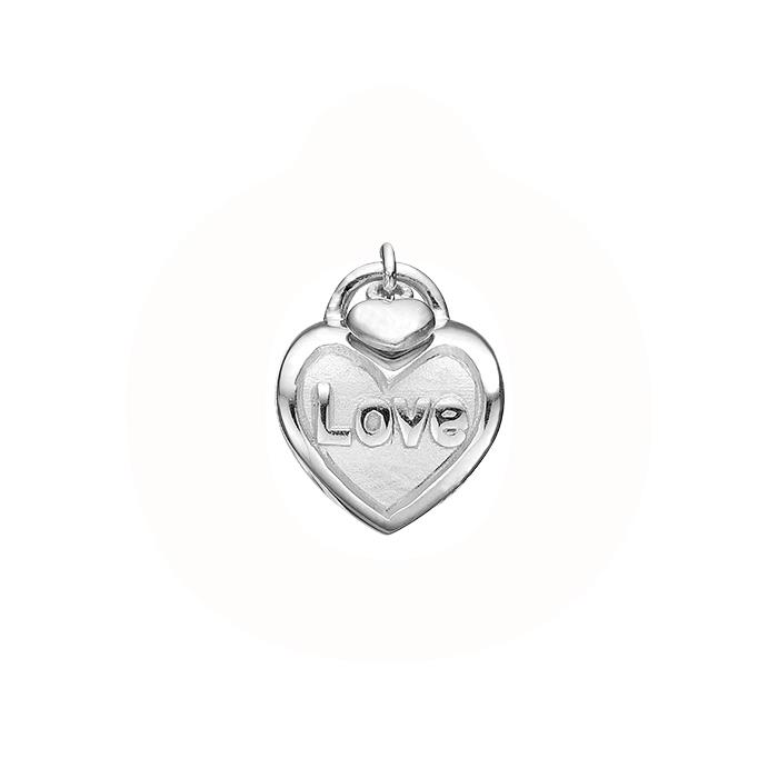 Christina Jewelry & Watches - Love Lock Charm - sterlingsølv 623-S237