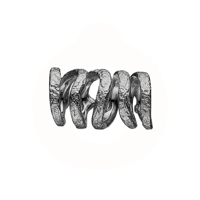Christina Jewelry & Watches - Branch Charm - sort sølv 630-B204