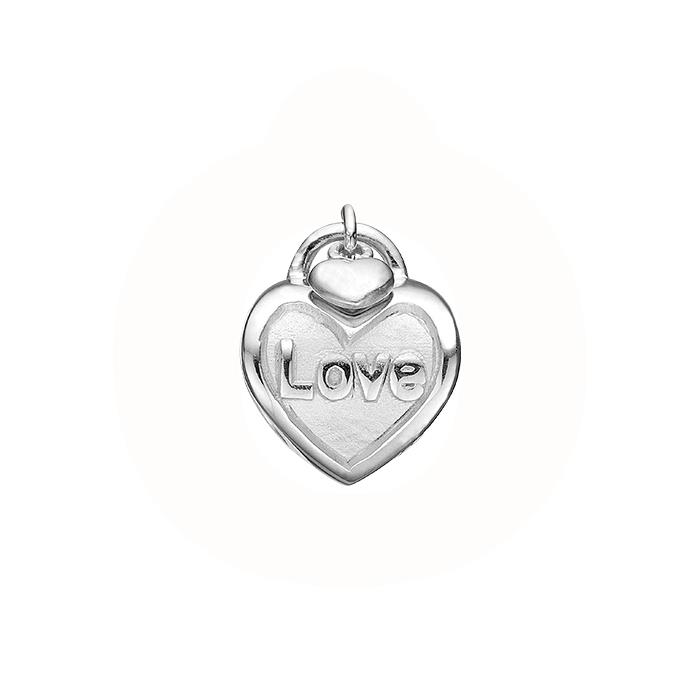 Christina Jewelry & Watches - Love Lock Charm - sølv 630-S210