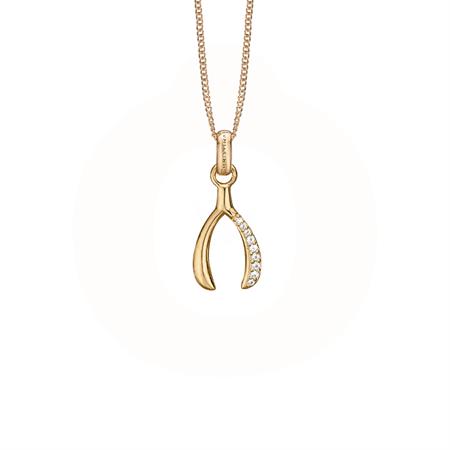 Christina Jewelry & Watches - Marguerites Series Halskæde - forgyldt sølv 680-G27