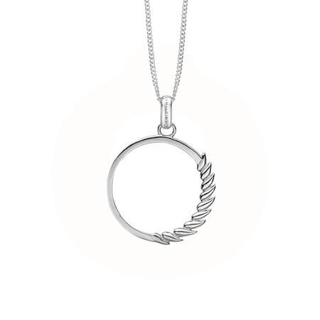 Christina Jewelry & Watches - Circle Leaf vedhæng - sterlingsølv 680-S76