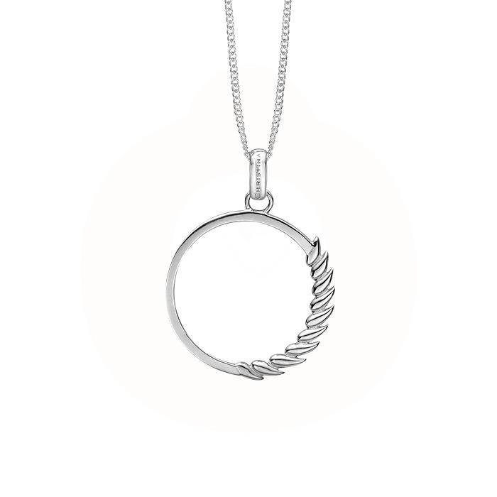 Christina Jewelry & Watches - Circle Leaf vedhæng - sterlingsølv 680-S76