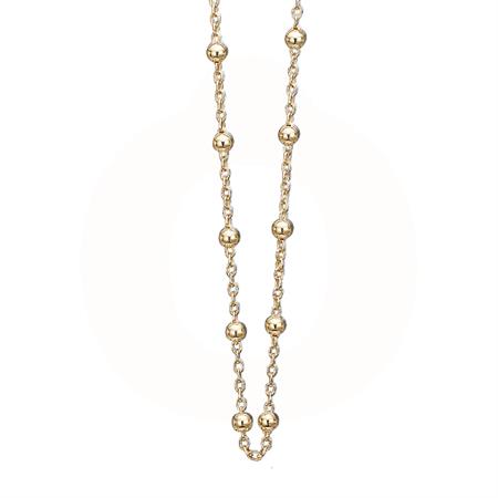 Christina Jewelry & Watches - Ball Halskæde - forgyldt sølv 680-SGK90