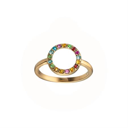 Christina Jewelry & Watches - Word Goals Ring - forgyldt sølv 800-7.1.B