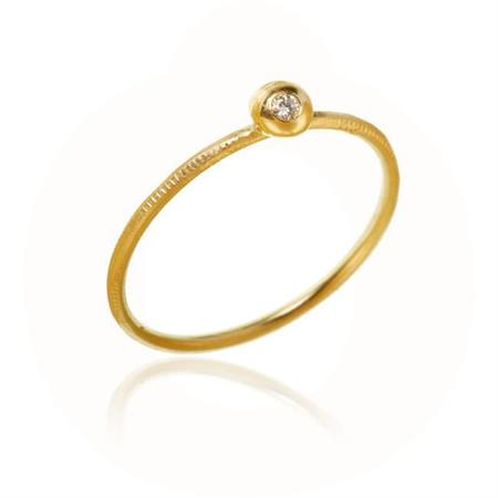 Dulong Fine Jewelry - Delphis ring - guld M/brilliant - DEL3-A1150