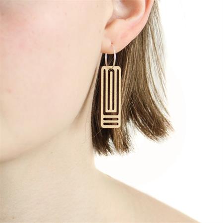 DIBB Design - Alberte øreringe - forgyldt sølv 26GC
