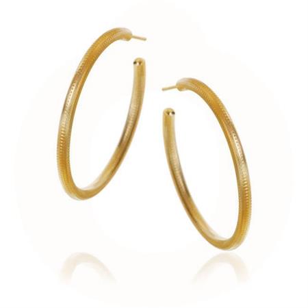 Dulong Fine Jewelry - Esme øreringe stor, guld - ESM1-A1070