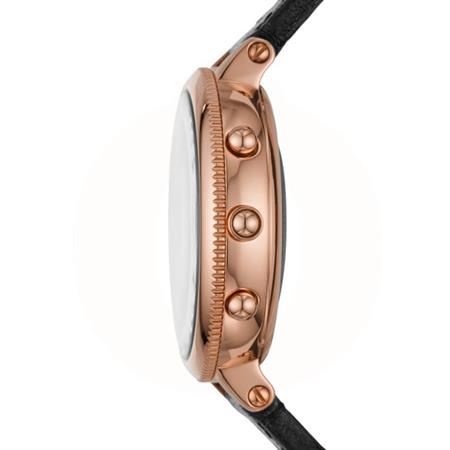 Fossil - Hybrid Smartwatch HR Monroe - sort læder FTW7035