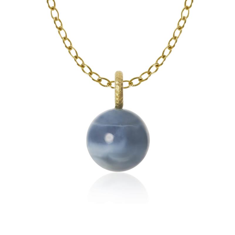 Dulong Fine Jewelry - Globe Vedhæng, single - 18 kt. guld m/opal GLO6-A1128