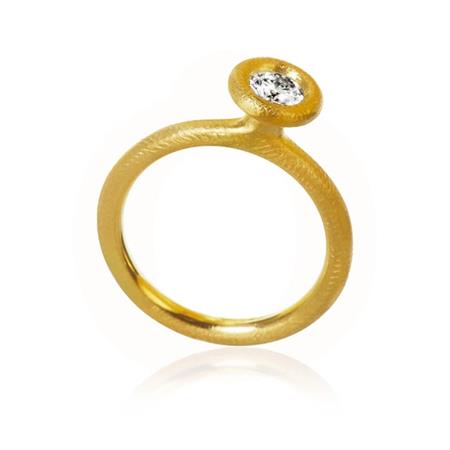 Dulong Fine Jewelry - Glory ring - 18 kt. guld m/brillant - GLY3-A0180