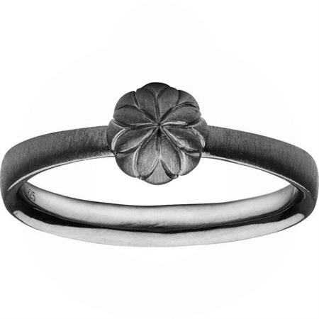 Wille Jewellery - Infinity ring - sort rhod. IR1R-53