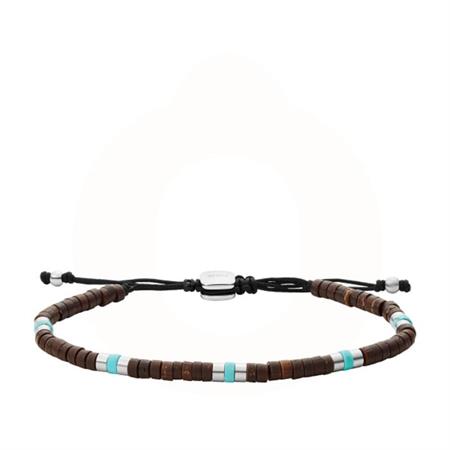 Fossil - Summer Beads herrearmbånd - stål og perler JF03705040