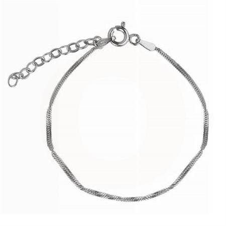 Jeberg Jewellery - Lila Armbånd - sterlingsølv 4580-17-S
