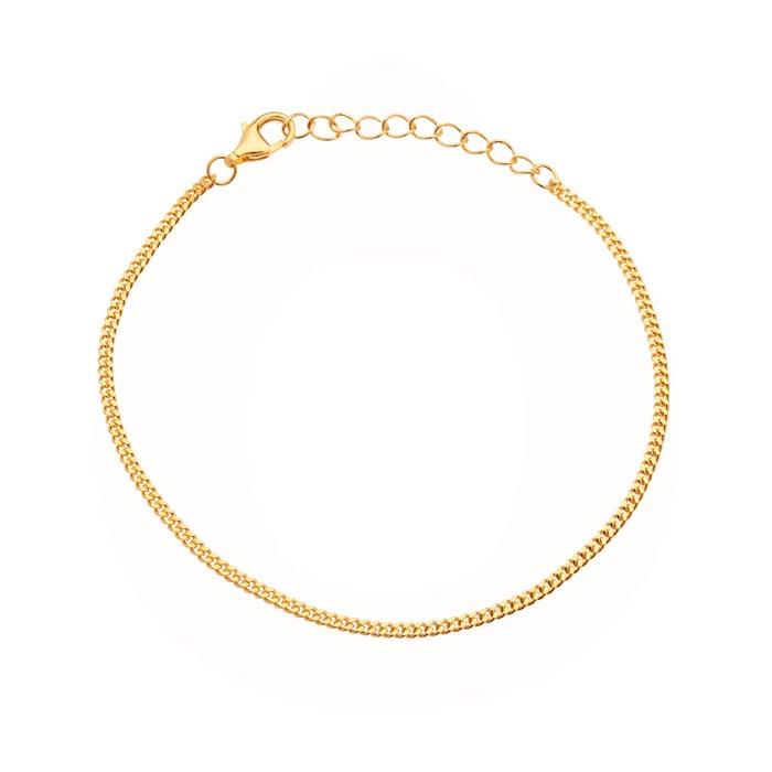 LuvaLu Jewellery - Estremoz Facet Armbånd - Forgyldt Sterlingsølv 686.079.09