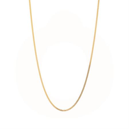 LuvaLu Jewellery - Estremoz Facet Halskæde - Forgyldt Sterlingsølv 686.081.09