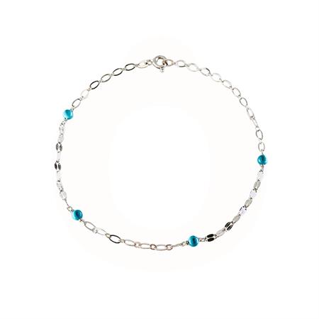 LuvaLu Jewellery - Turquesa Bay Armbånd - sølv LS10137W