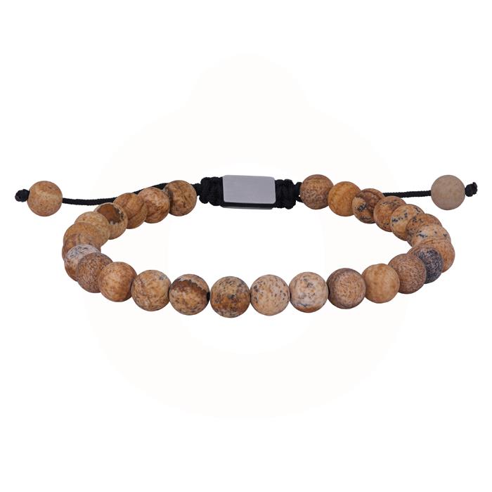 Nordahl Jewellery - Picture Jasper SON Armbånd - stål - 898 009-21