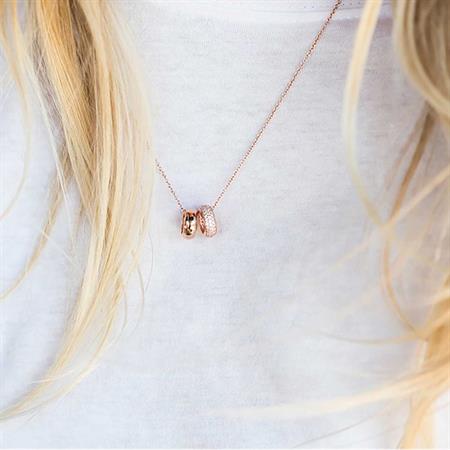 Sif Jakobs - Imperia Circolo Pianura vedhæng - rosa P1035-CZ(RG)
