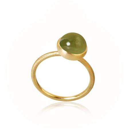 Dulong Fine Jewelry - pacific ring lille - guld M/vesuvian - PAC3-A1009