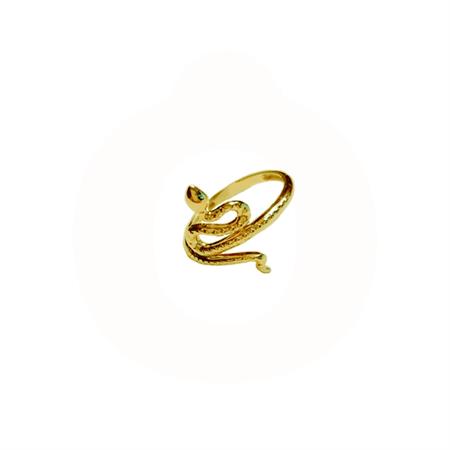 Vibholm GULD - Slange Ring med mønster - 9 karat guld ST9142