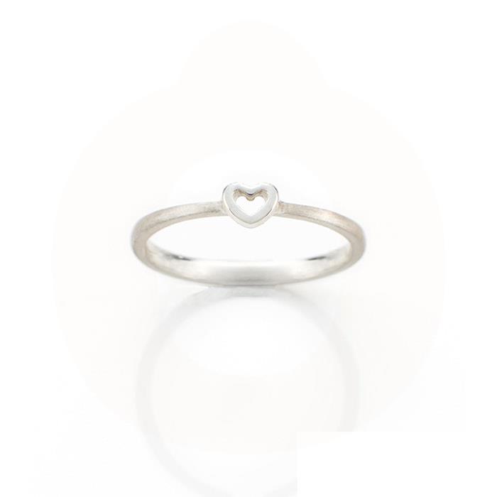 Wille Jewellery - Connected ring i matteret sølv LR400