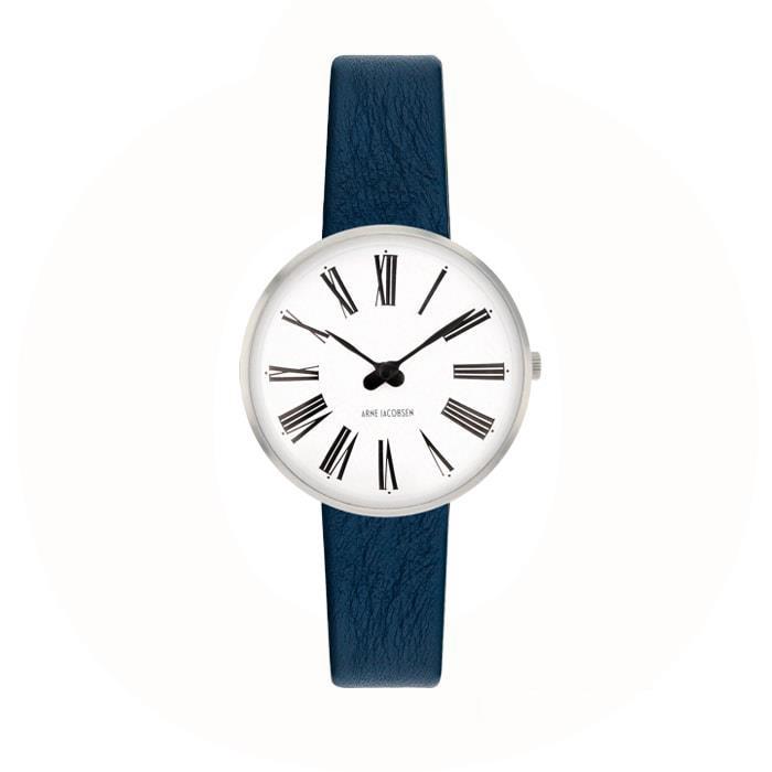 Arne Jacobsen - Roman Ur Ø30 mm - stål 53300-1404