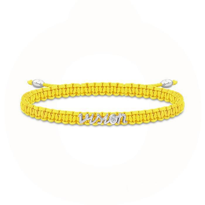 Aura Jewelry - Vision Armbånd - gul/sølv 308916