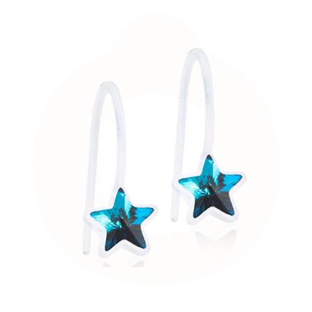 Blomdahl - Pendant Fixed Star Aquamarine øreringe 15-0180-0805