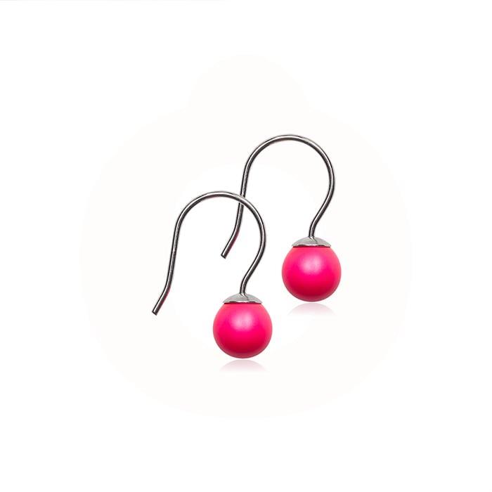 Blomdahl - Mini Pendant Pearl Electric Pink - medicinsk titan 15-1280-39