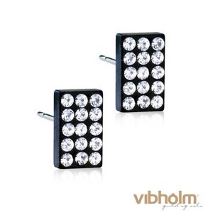 Blomdahl Brilliance Oblong Crystal øreringe 15-1593-01