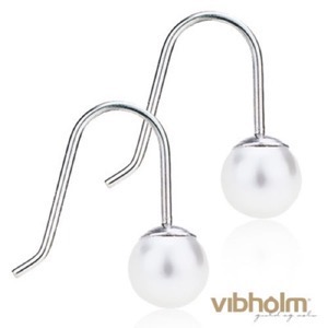 Blomdahl Mini Pendant Pearl White ørehænger 15-1280-59