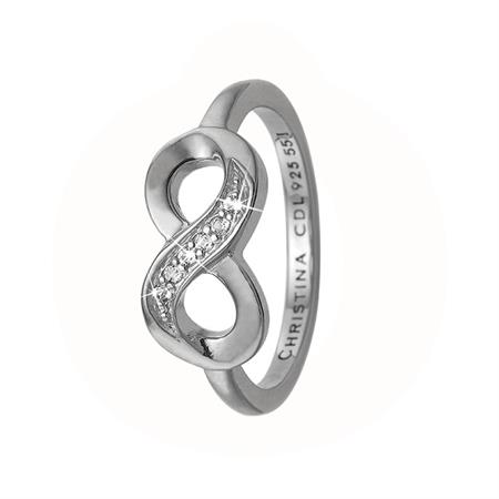 Christina Jewelry & Watches - Eternity Ring - sølv 800-2.20.A