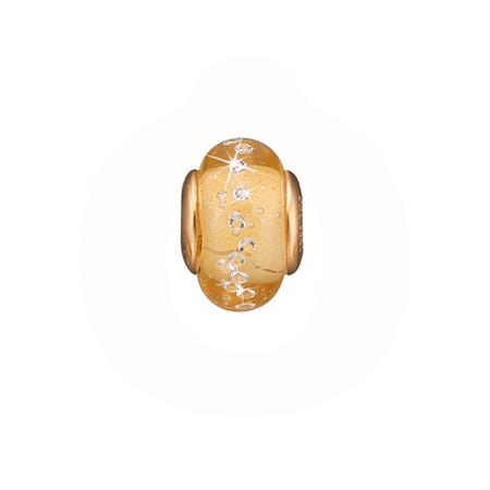 Christina Jewelry & Watches - Golden Topaz Globe Charm - forgyldt sølv 623-G168