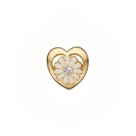 Christina Jewelry & Watches - Marguerite Labgrown Diamond Charm - forgyldt sølv 623-G180