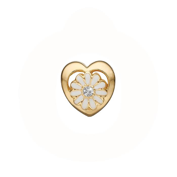 Christina Jewelry & Watches - Marguerite Labgrown Diamond Charm - forgyldt sølv 623-G180